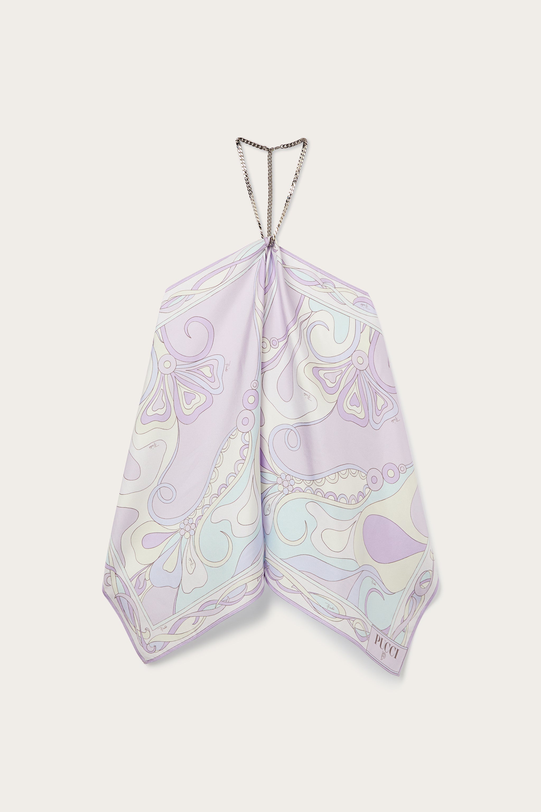 Orchidee Print Chain Top
 WOMAN Pucci
