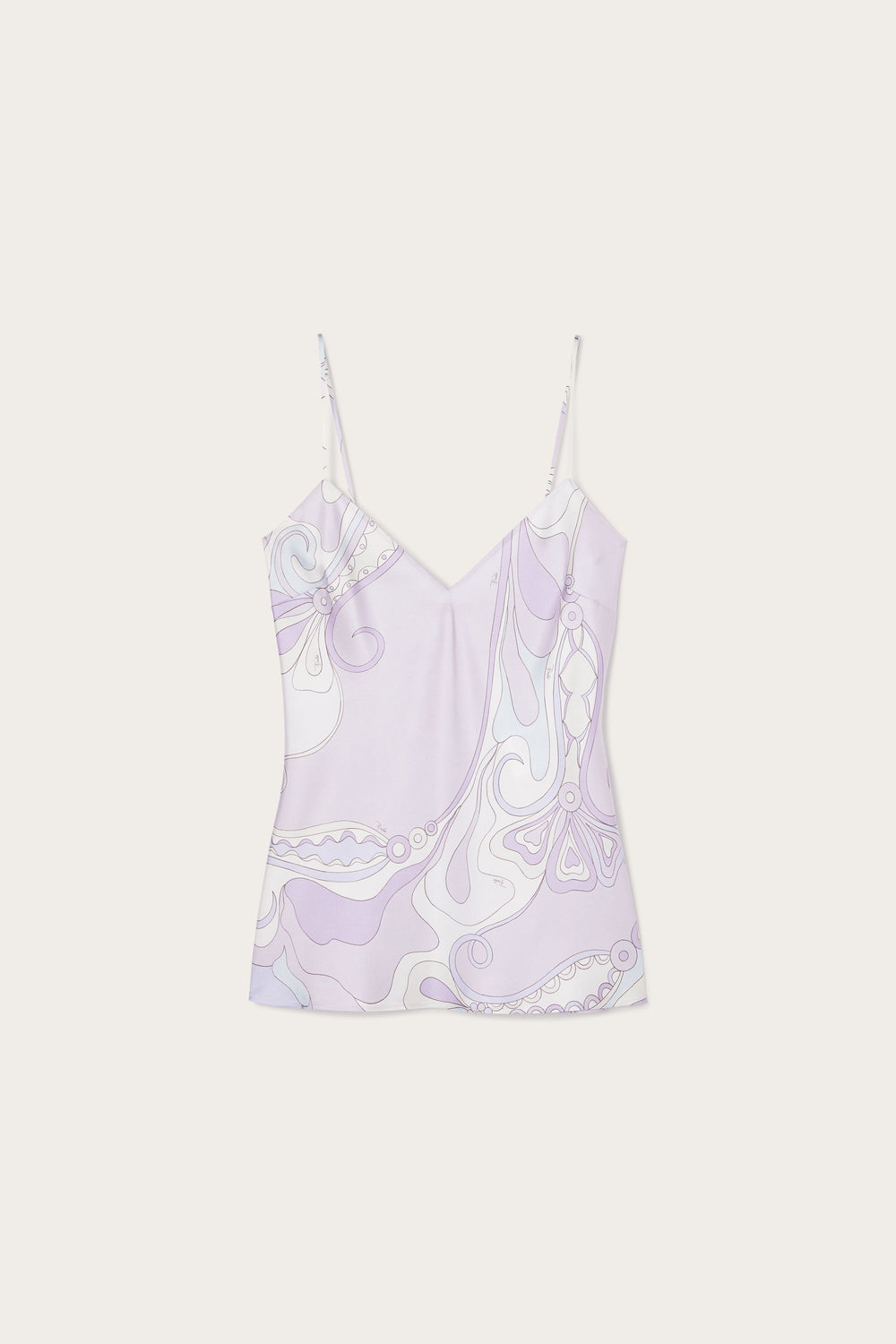 Orchidee Print Silk Top
 WOMAN Pucci