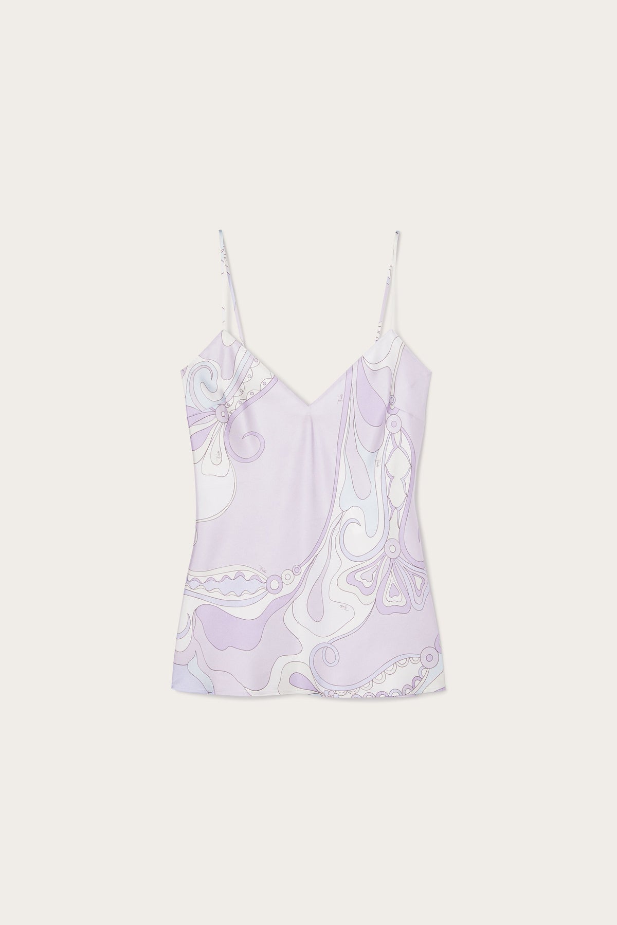 Orchidee Print Silk Top
 WOMAN Pucci