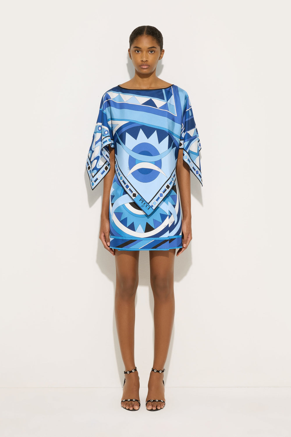Vivara Print Cape Blouse
 WOMAN Pucci