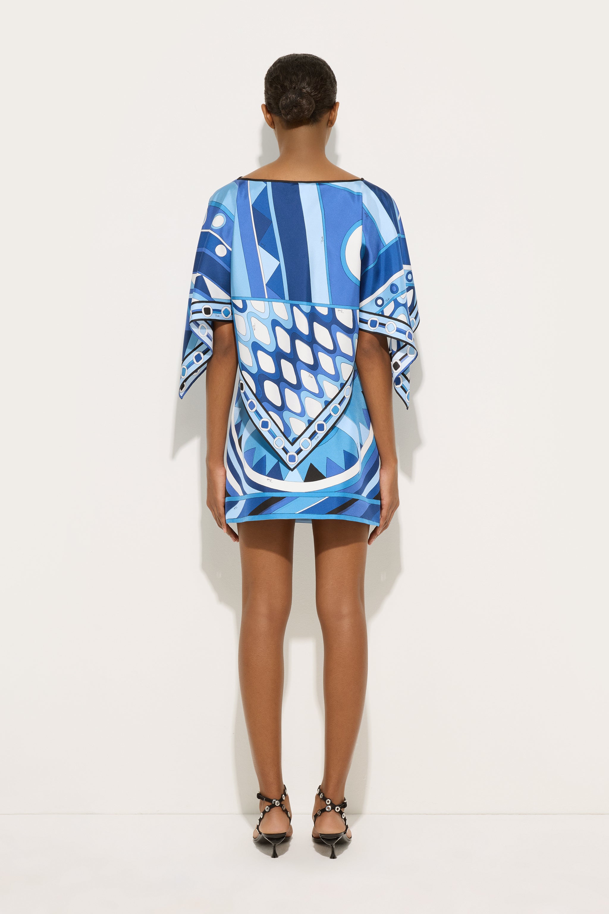 Vivara Print Cape Blouse
 WOMAN Pucci