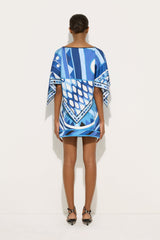 Vivara Print Cape Blouse
 WOMAN Pucci