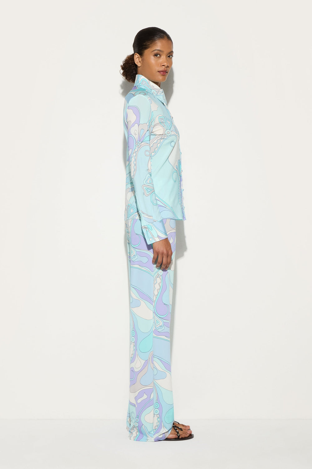 Orchidee Print Shirt
 WOMAN Pucci