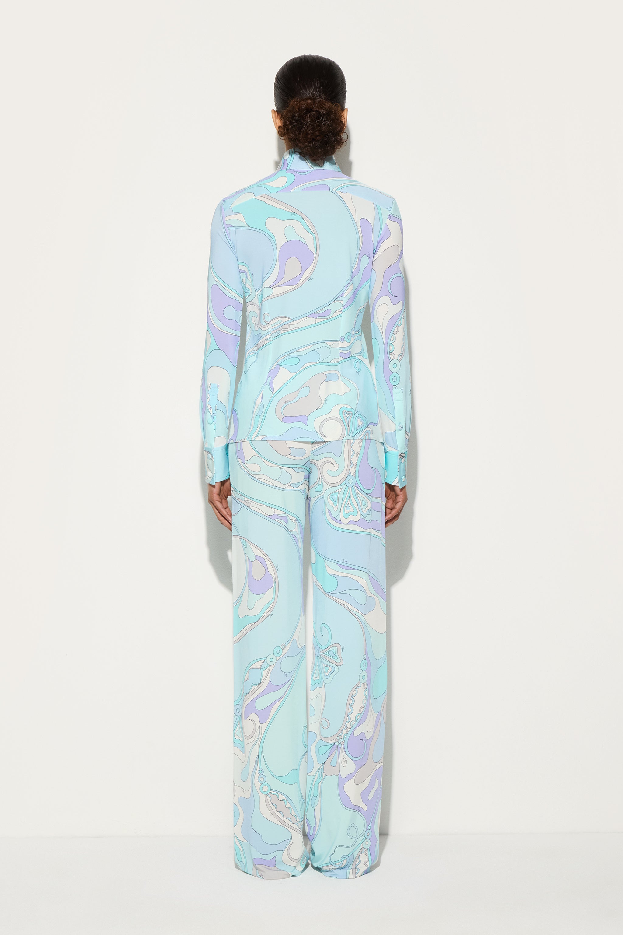 Orchidee Print Shirt
 WOMAN Pucci
