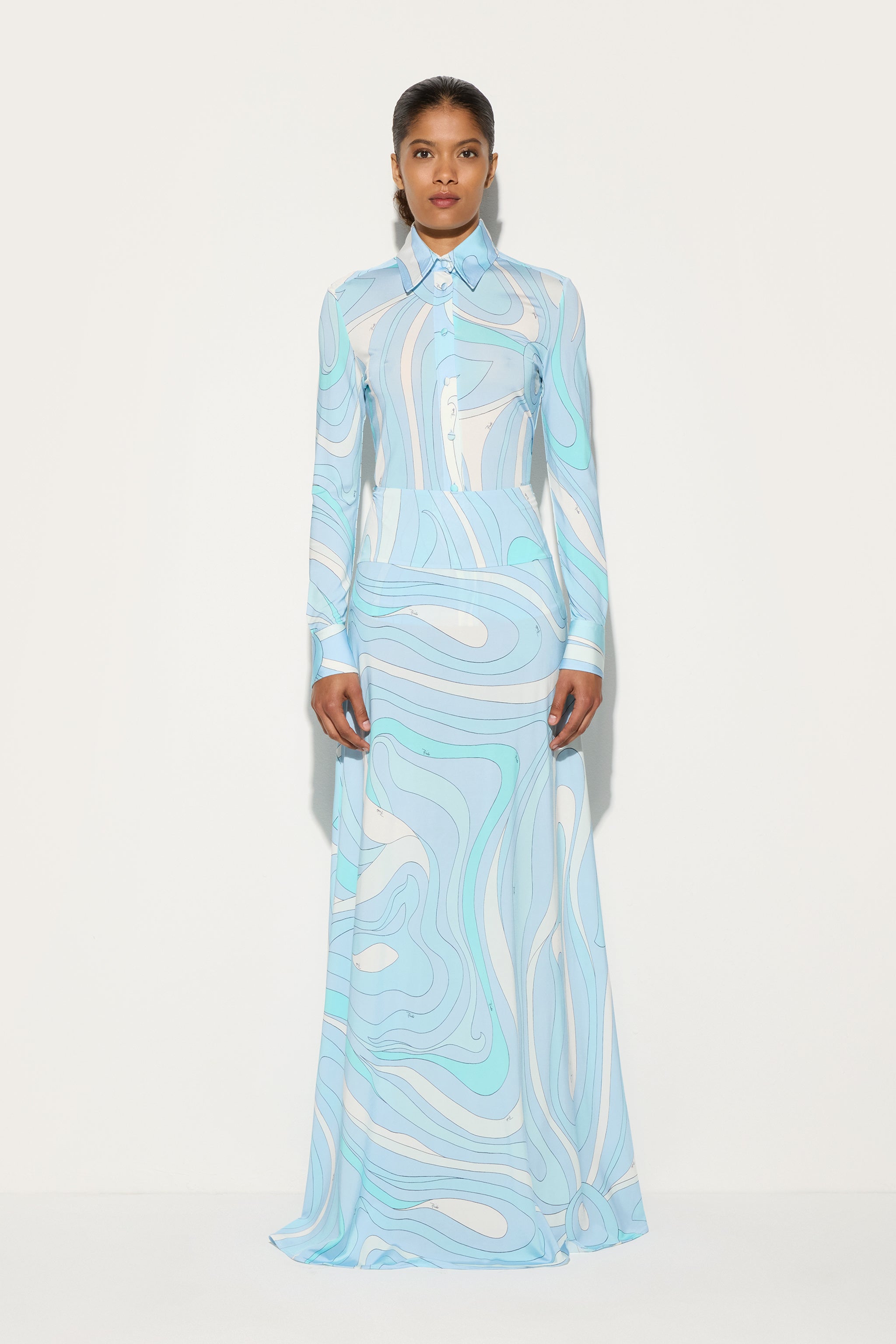 Marmo Print Shirt
 WOMAN Pucci