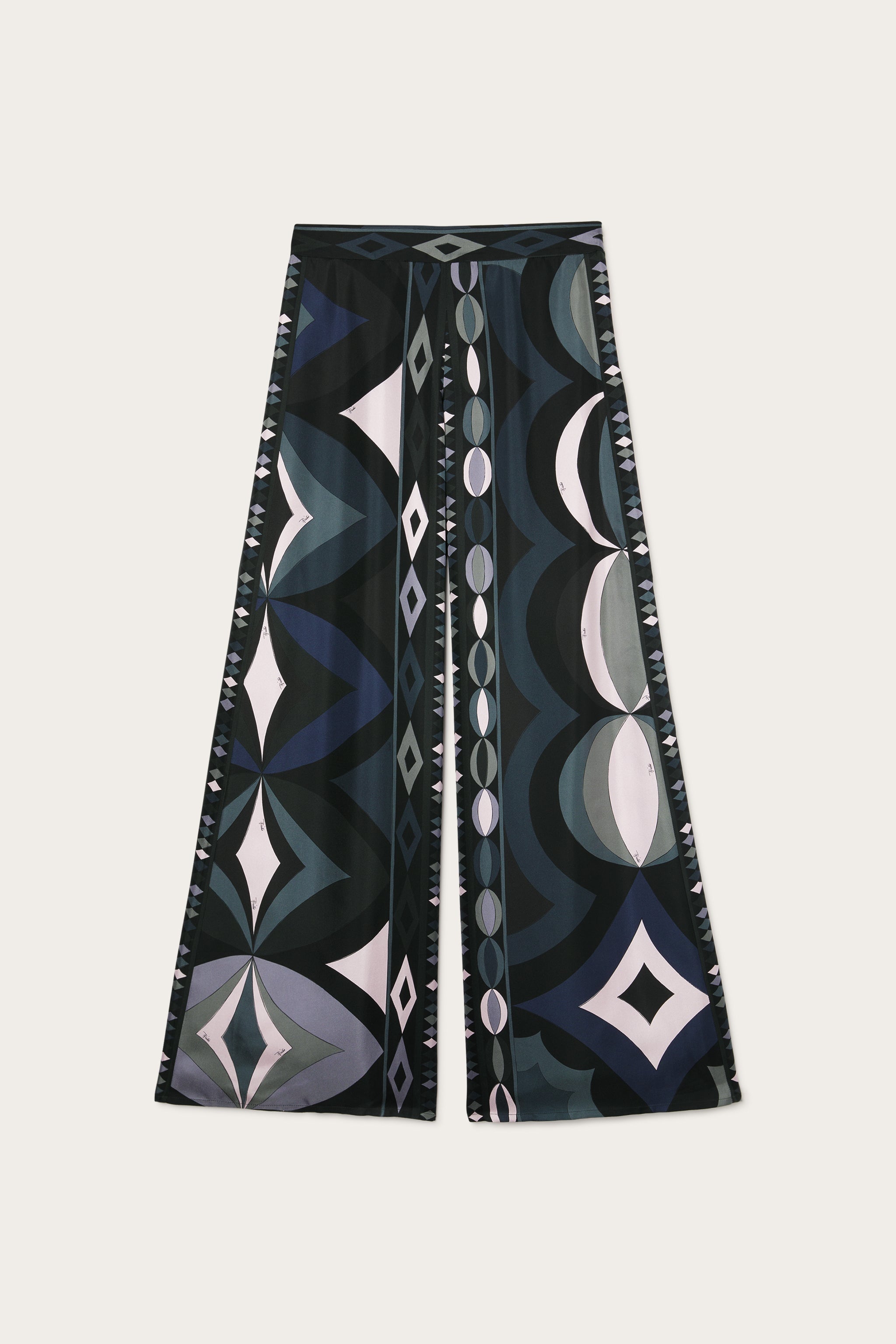 Collane Print Silk Palazzo Pants
 WOMAN Pucci