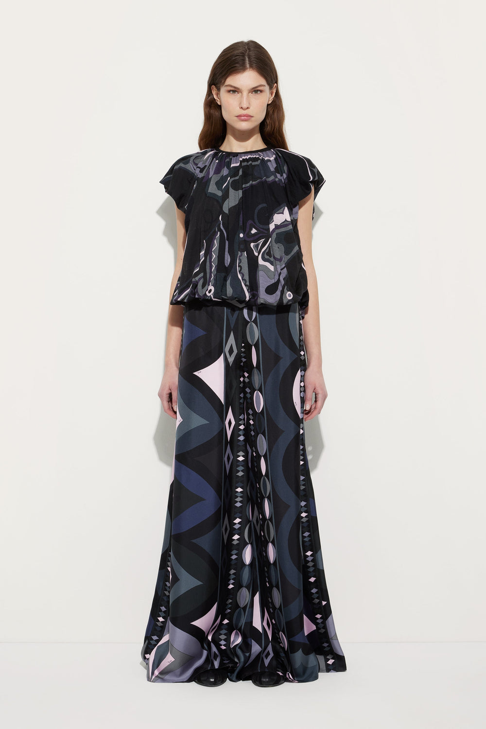Collane Print Silk Palazzo Pants
 WOMAN Pucci