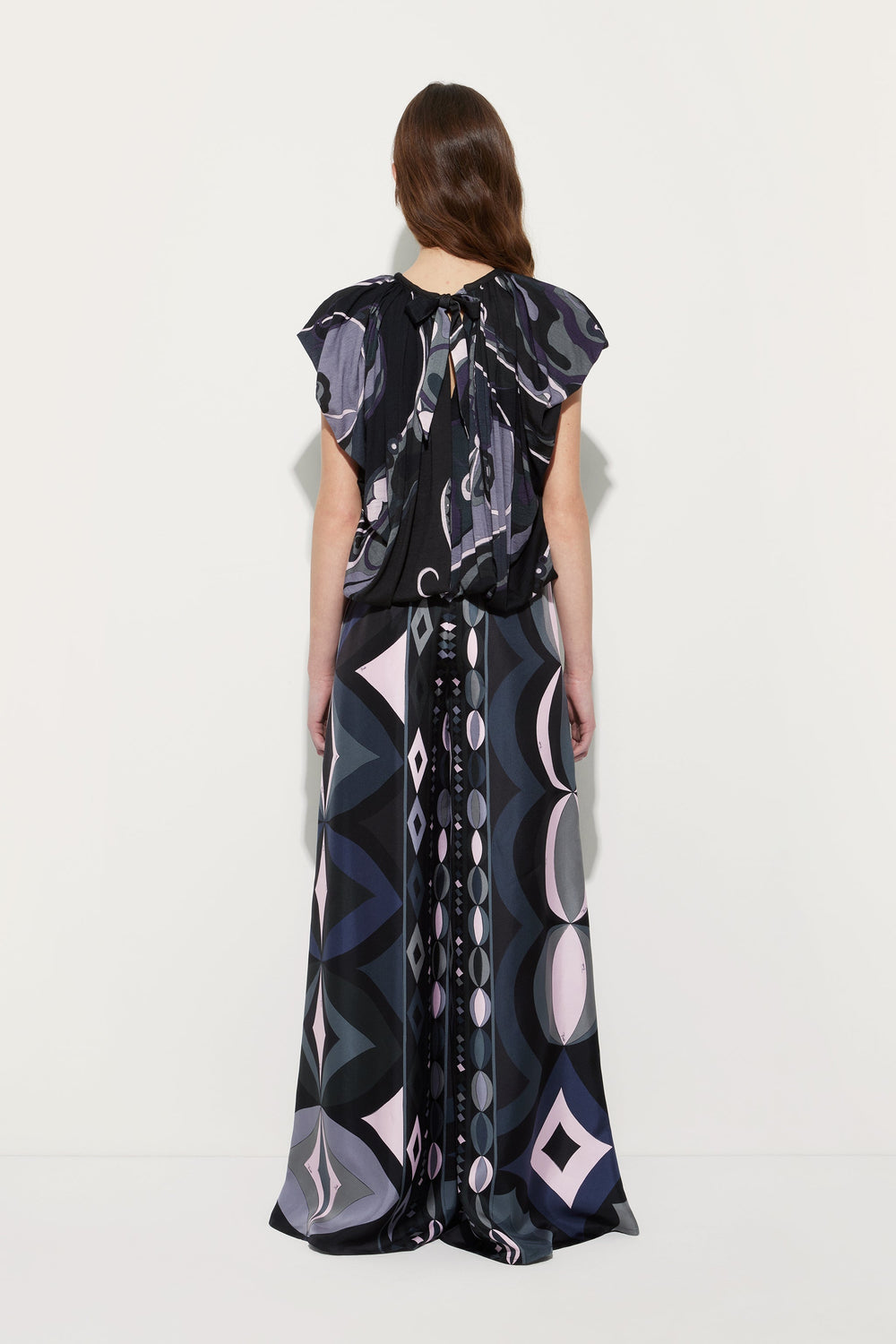 Collane Print Silk Palazzo Pants
 WOMAN Pucci