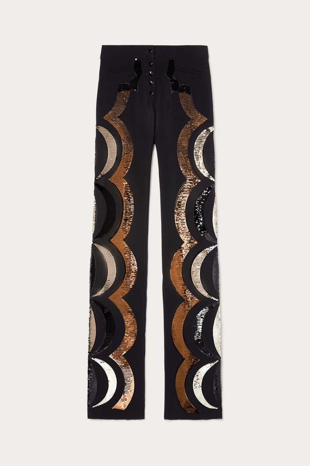 Embroidered Straight-Leg Pants
 WOMAN Pucci