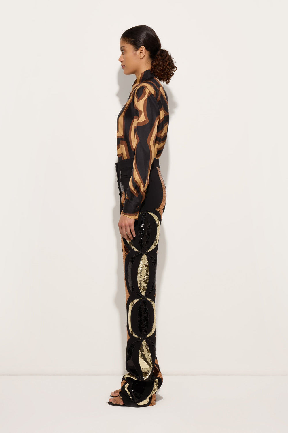 Embroidered Straight-Leg Pants
 WOMAN Pucci