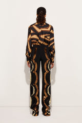 Embroidered Straight-Leg Pants
 WOMAN Pucci