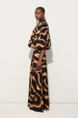 Labirinto Print Silk Trousers
 WOMAN Pucci