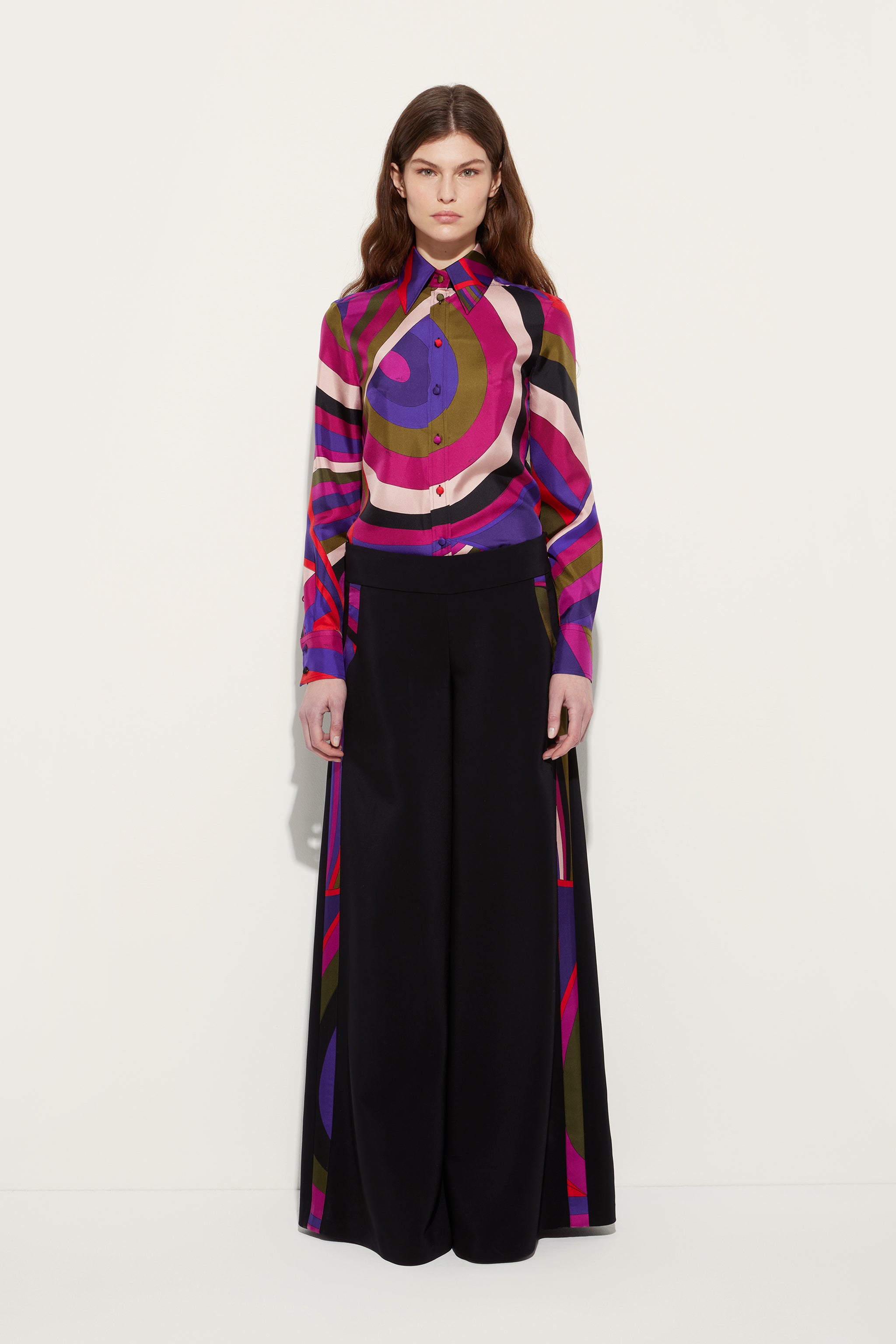 Trousers with Printed Iride Details
 WOMAN Pucci