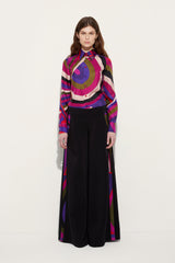Trousers with Printed Iride Details
 WOMAN Pucci