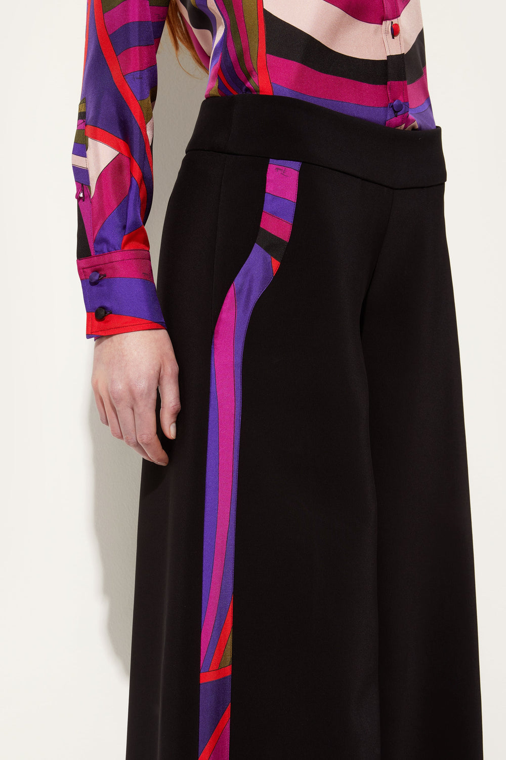 Trousers with Printed Iride Details
 WOMAN Pucci