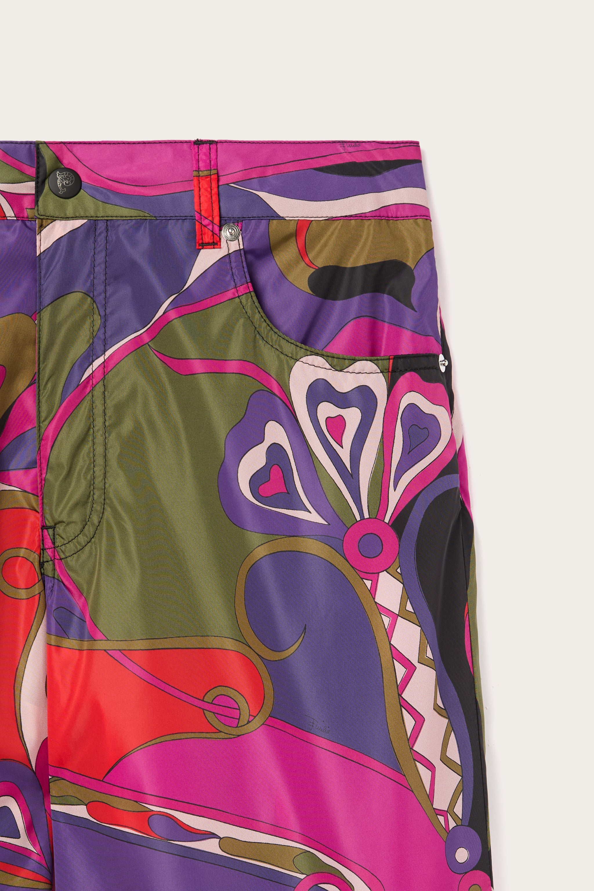 Orchidee Print Cargo Pants
 WOMAN Pucci