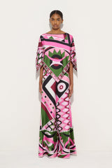 Vivara Print Wide Leg Silk Pants
 WOMAN Pucci