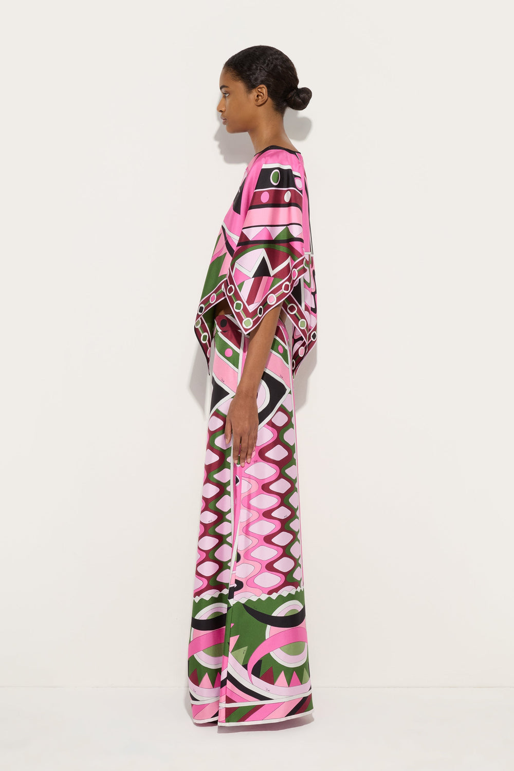 Vivara Print Wide Leg Silk Pants
 WOMAN Pucci
