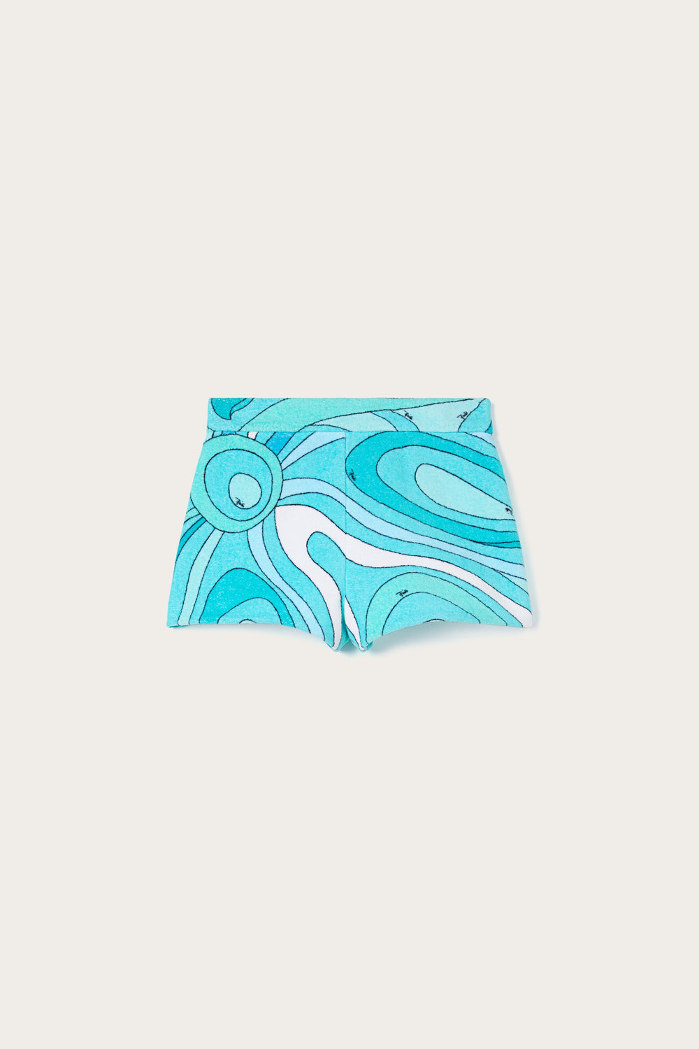 Marmo Print Cotton Shorts
 WOMAN Pucci