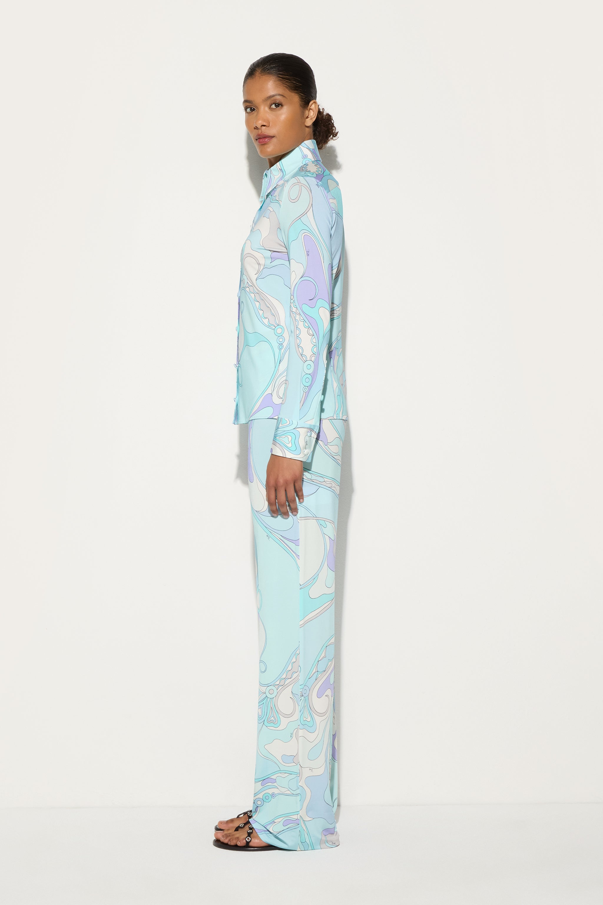 Orchidee Print Pants
 WOMAN Pucci