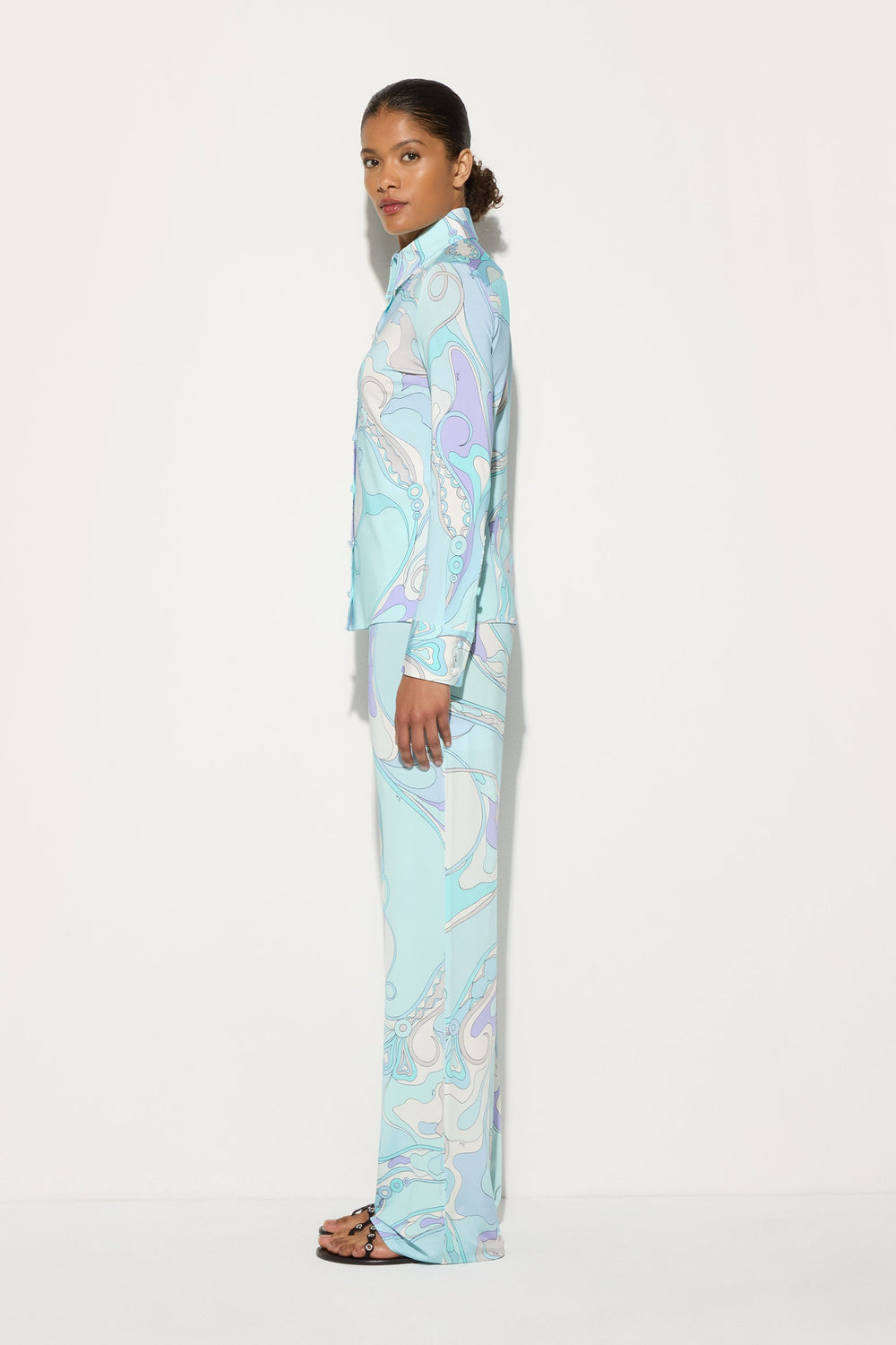 Orchidee Print Pants
 WOMAN Pucci