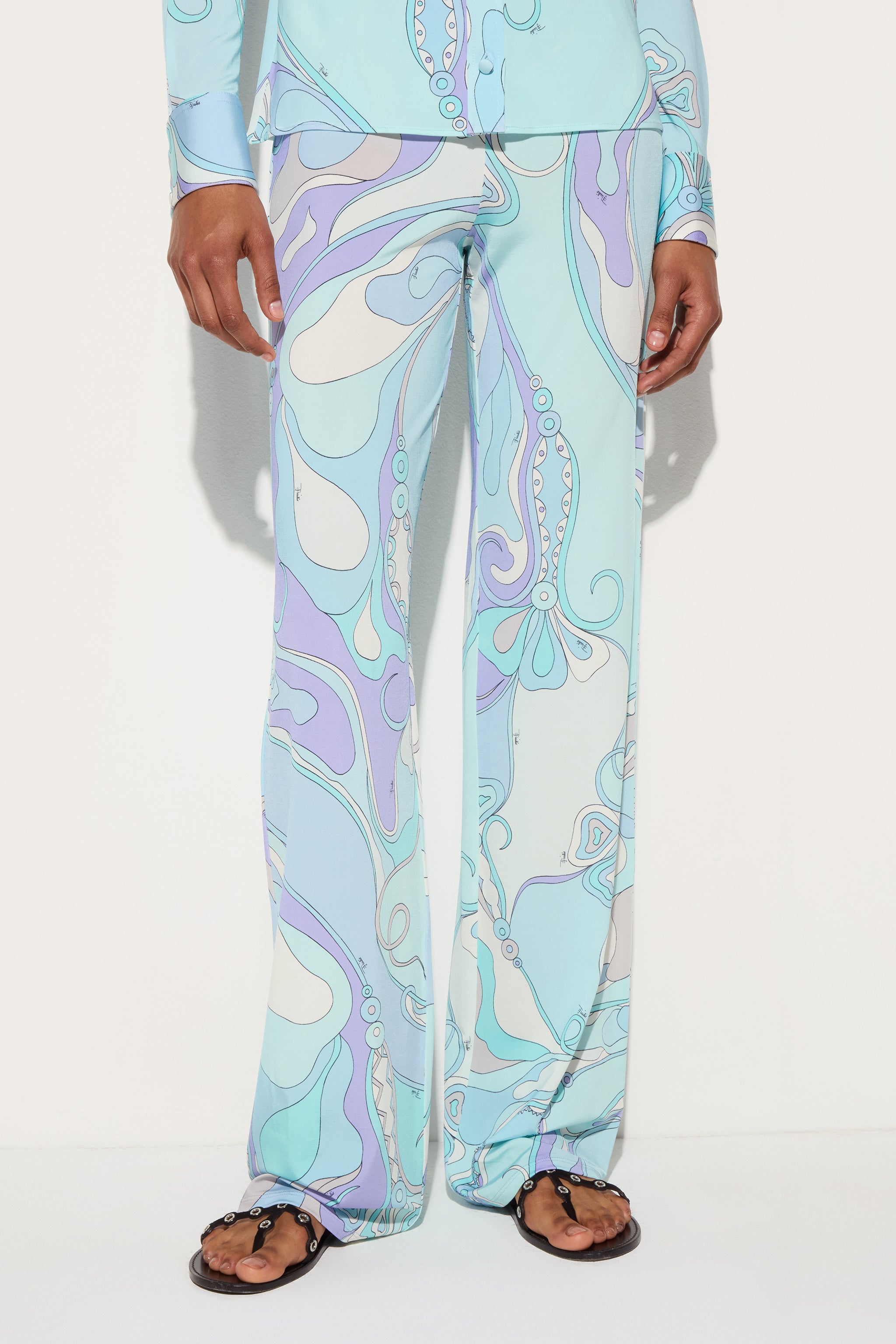 Orchidee Print Pants
 WOMAN Pucci