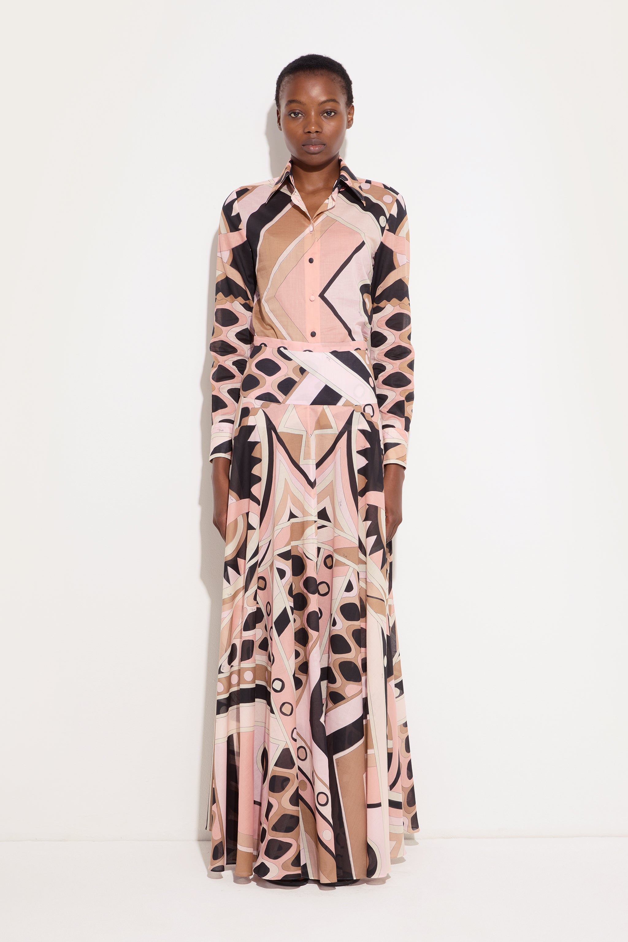 Vivara Print Cotton Skirt
 WOMAN Pucci