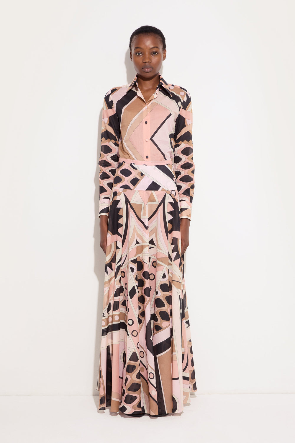 Vivara Print Cotton Skirt
 WOMAN Pucci