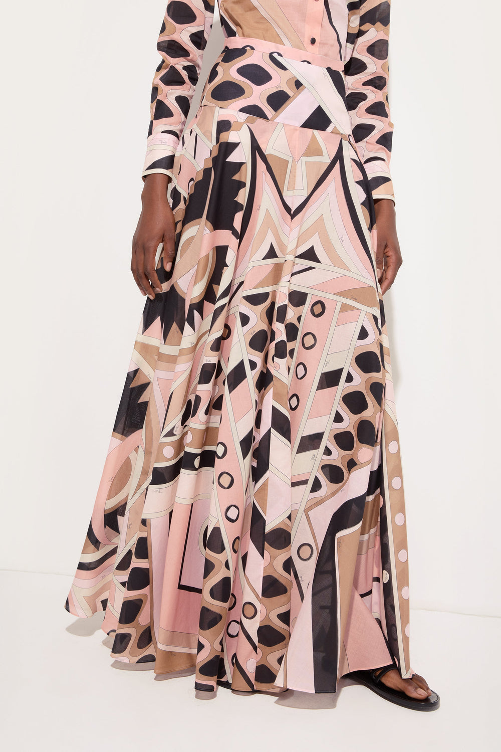 Vivara Print Cotton Skirt
 WOMAN Pucci