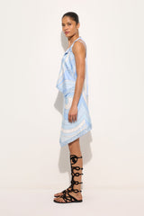 Iride Print Silk Scarf Skirt
 WOMAN Pucci