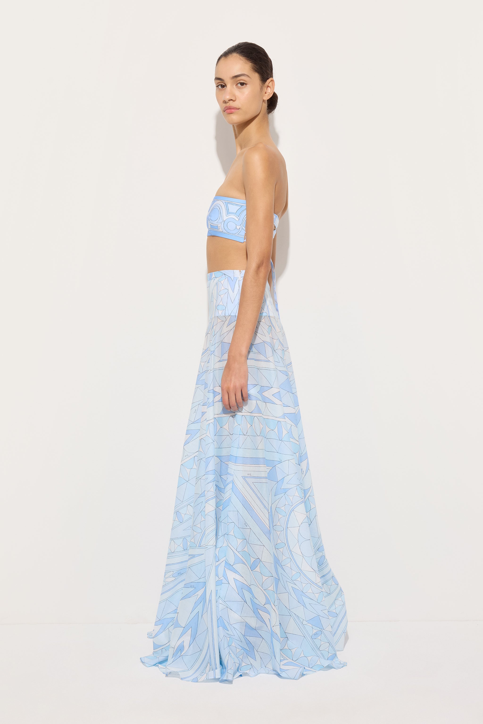 Manuba Print Cotton Skirt
 WOMAN Pucci