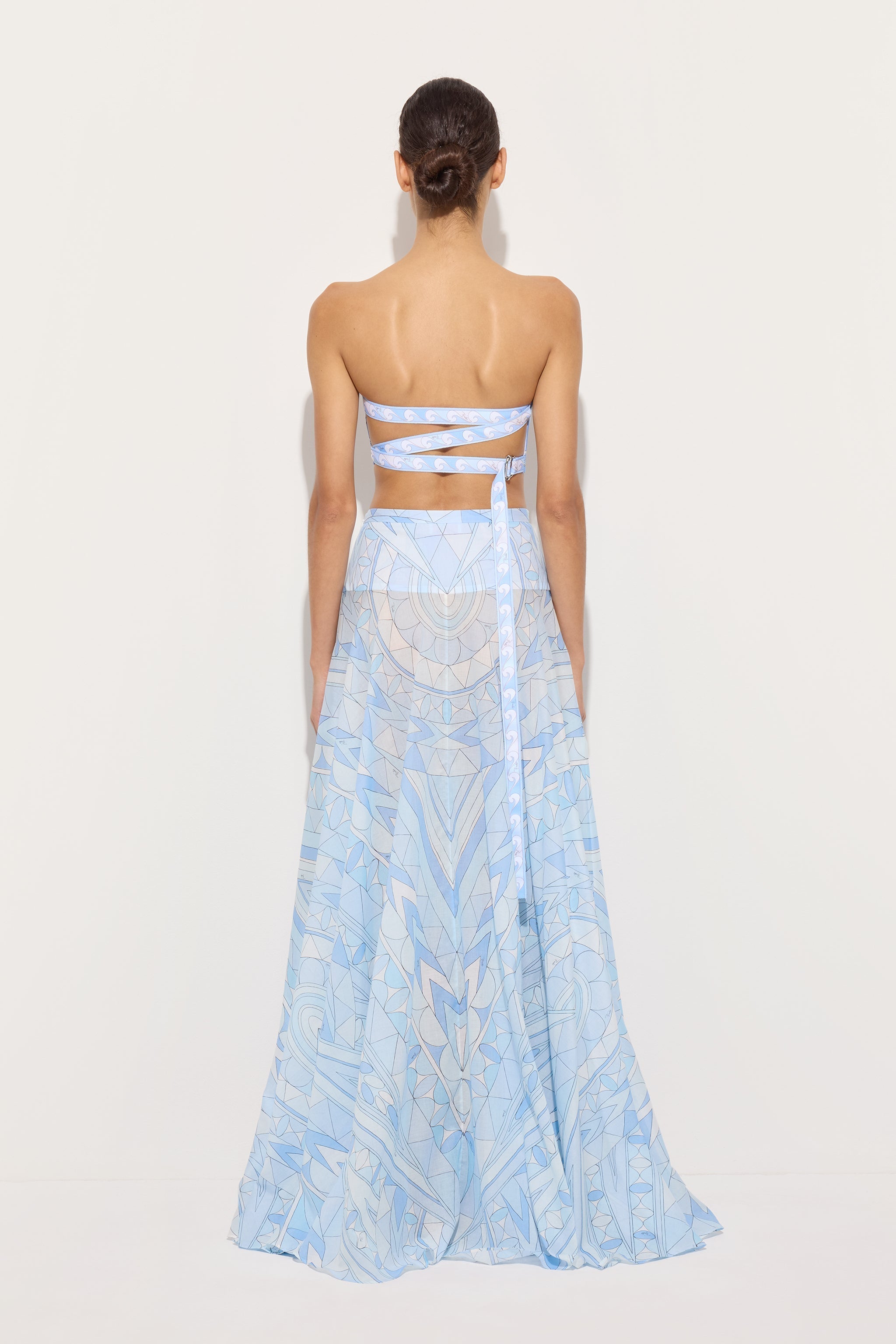 Manuba Print Cotton Skirt
 WOMAN Pucci