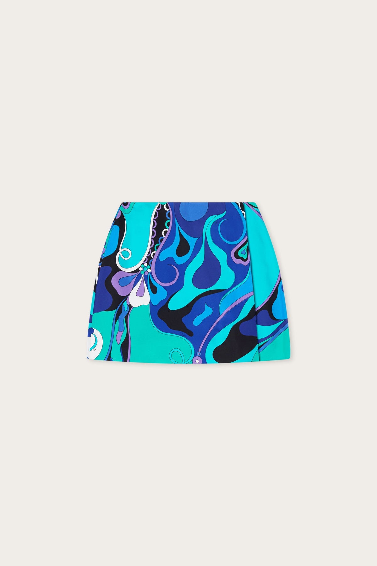 Orchidee Print Silk Skirt
 WOMAN Pucci