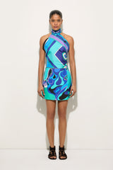 Orchidee Print Silk Skirt
 WOMAN Pucci