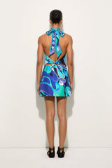 Orchidee Print Silk Skirt
 WOMAN Pucci