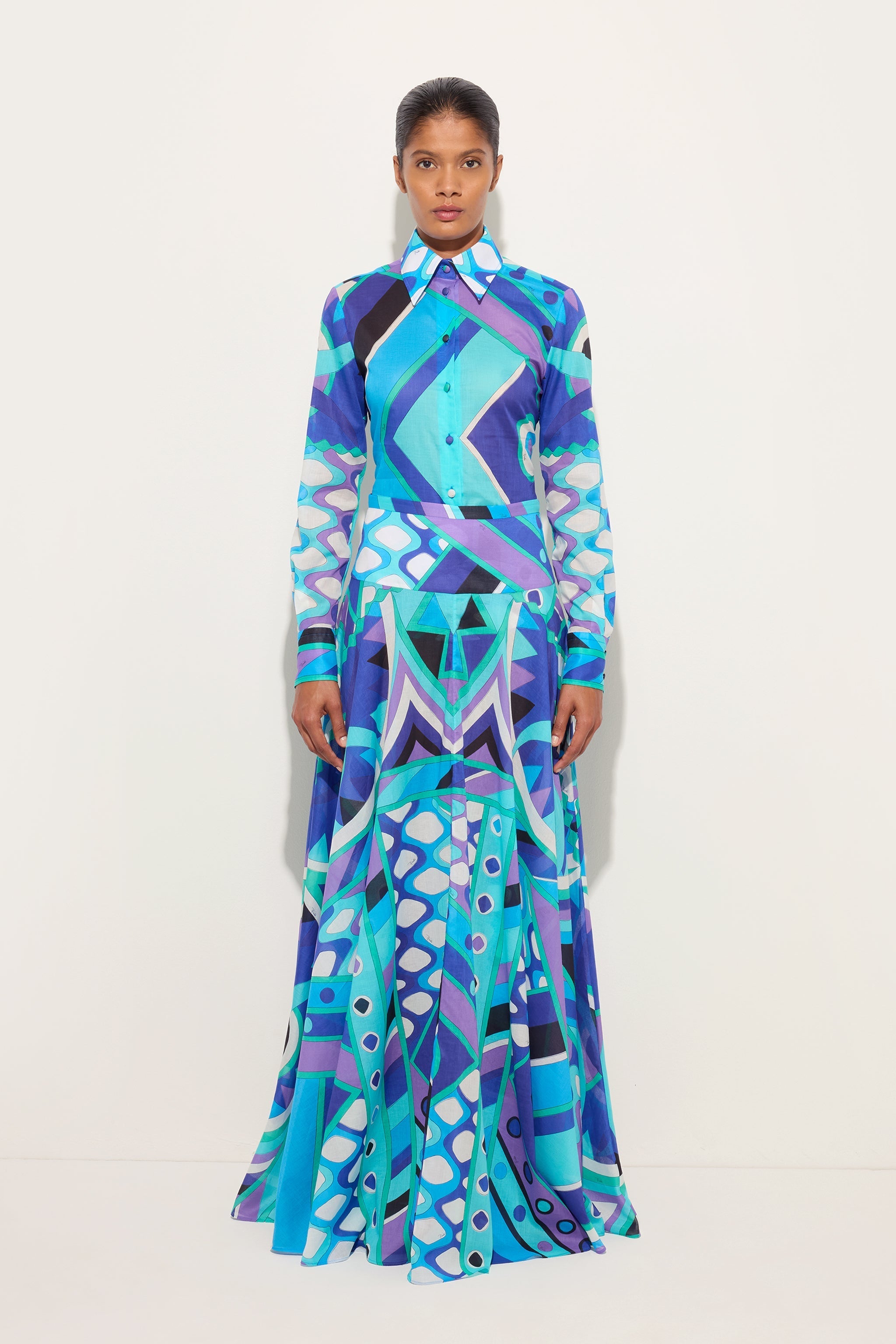 Vivara Print Cotton Skirt
 WOMAN Pucci