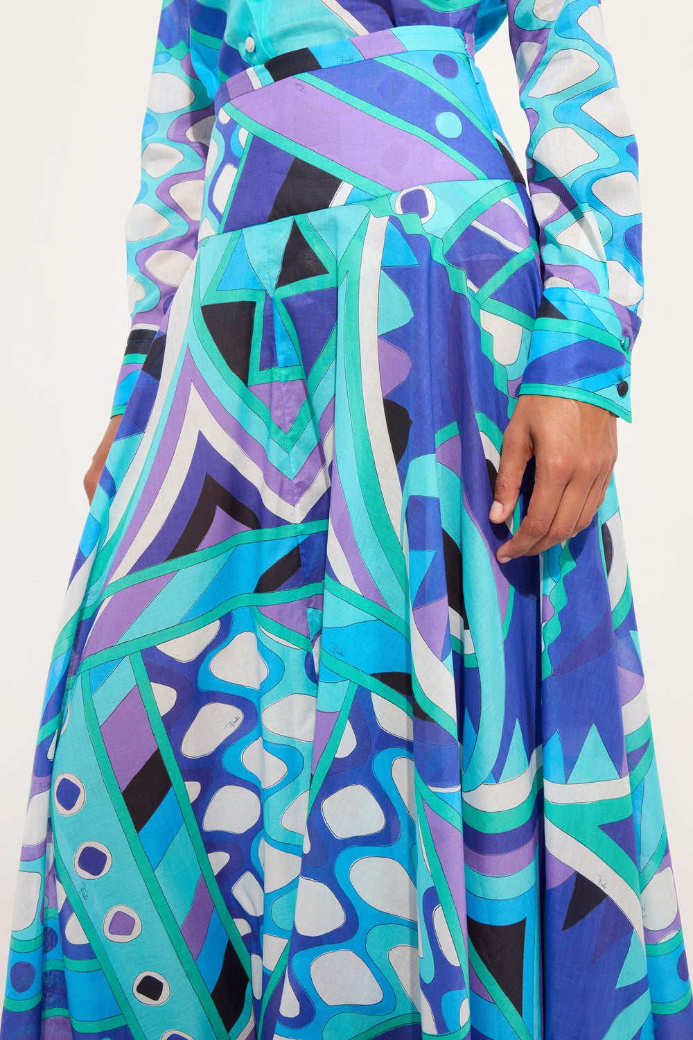 Vivara Print Cotton Skirt
 WOMAN Pucci