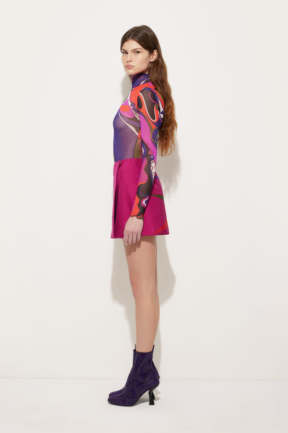 Hawaii Print Mini Skirt
 WOMAN Pucci