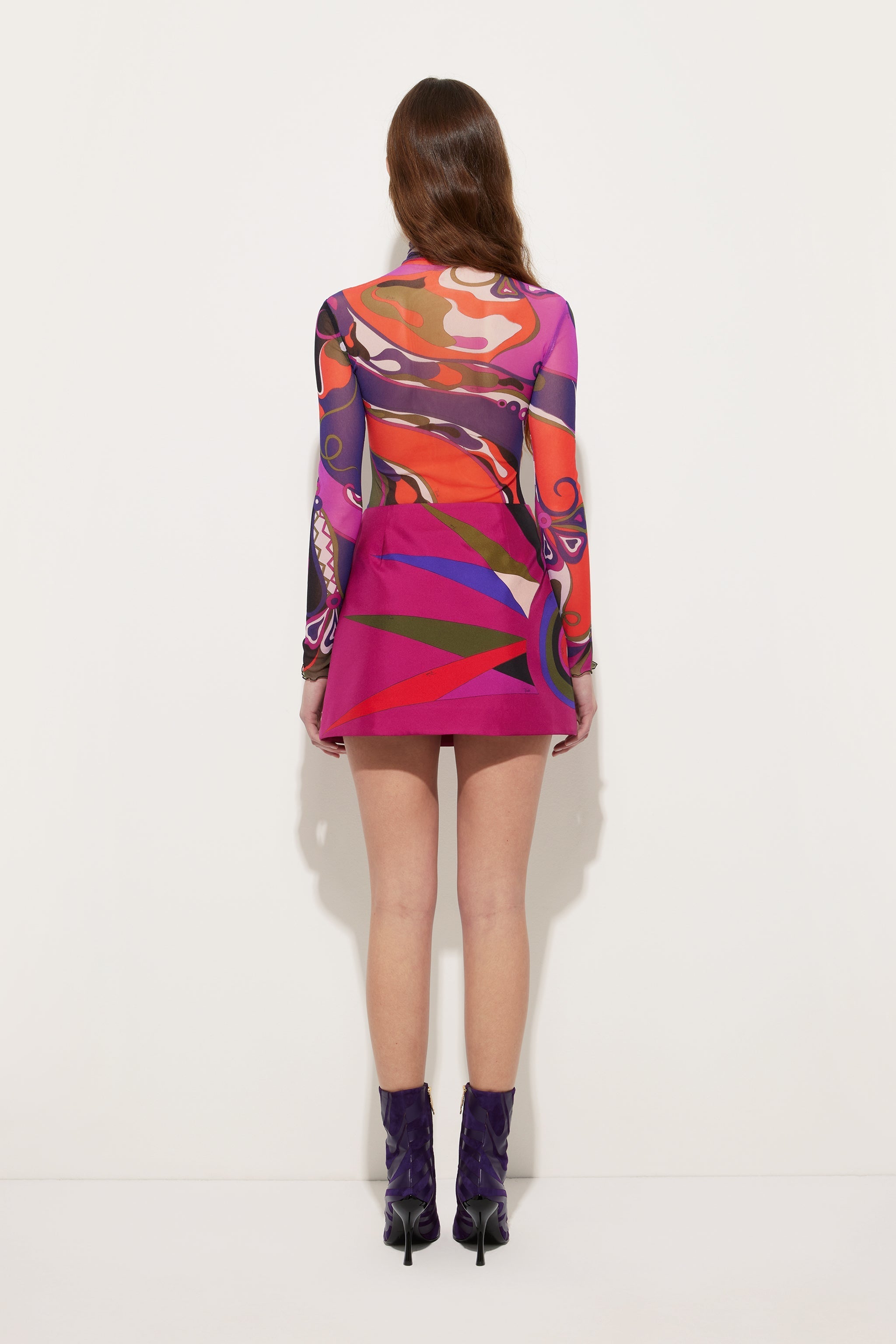 Hawaii Print Mini Skirt
 WOMAN Pucci