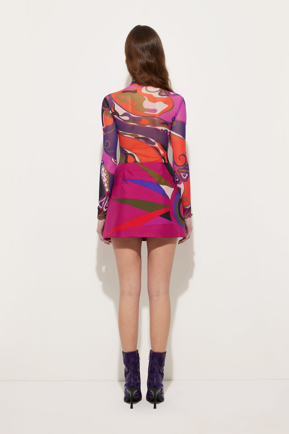 Hawaii Print Mini Skirt
 WOMAN Pucci