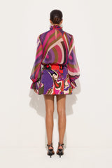 Orchidee Print Mini Skirt
 WOMAN Pucci