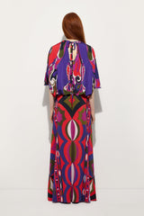Collane Print Long Skirt
 WOMAN Pucci
