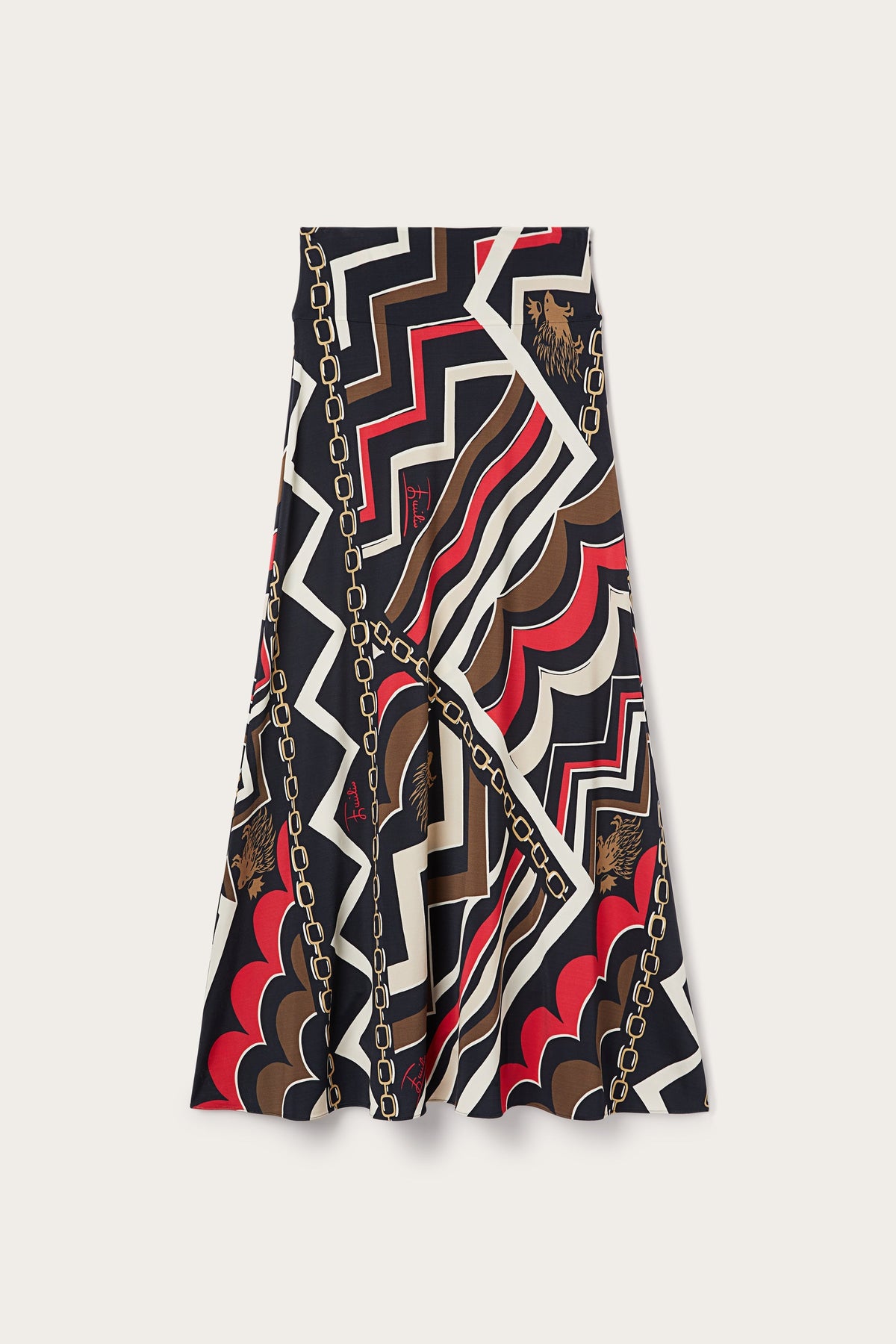 Istrice Print Long Skirt
 WOMAN Pucci