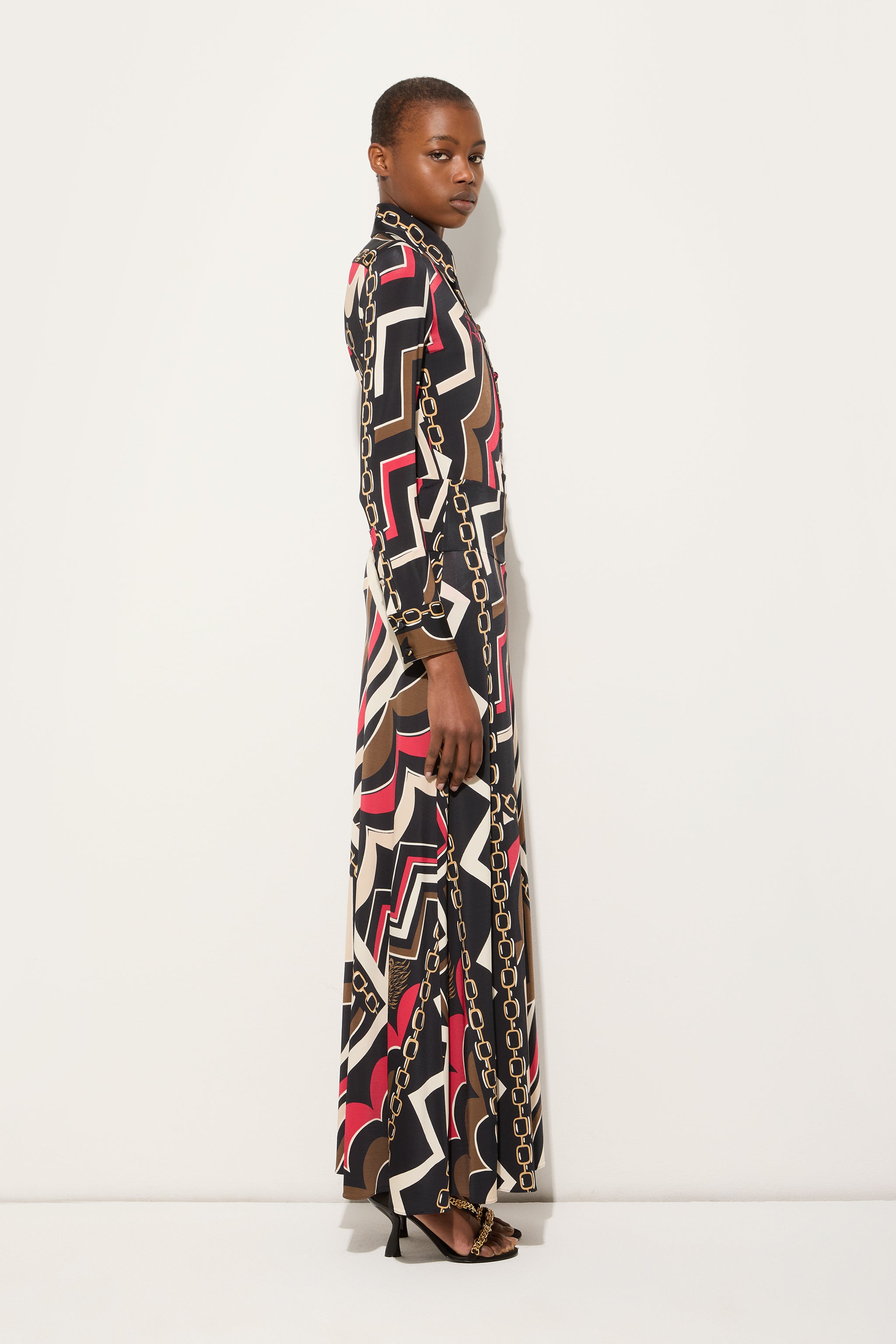 Istrice Print Long Skirt
 WOMAN Pucci