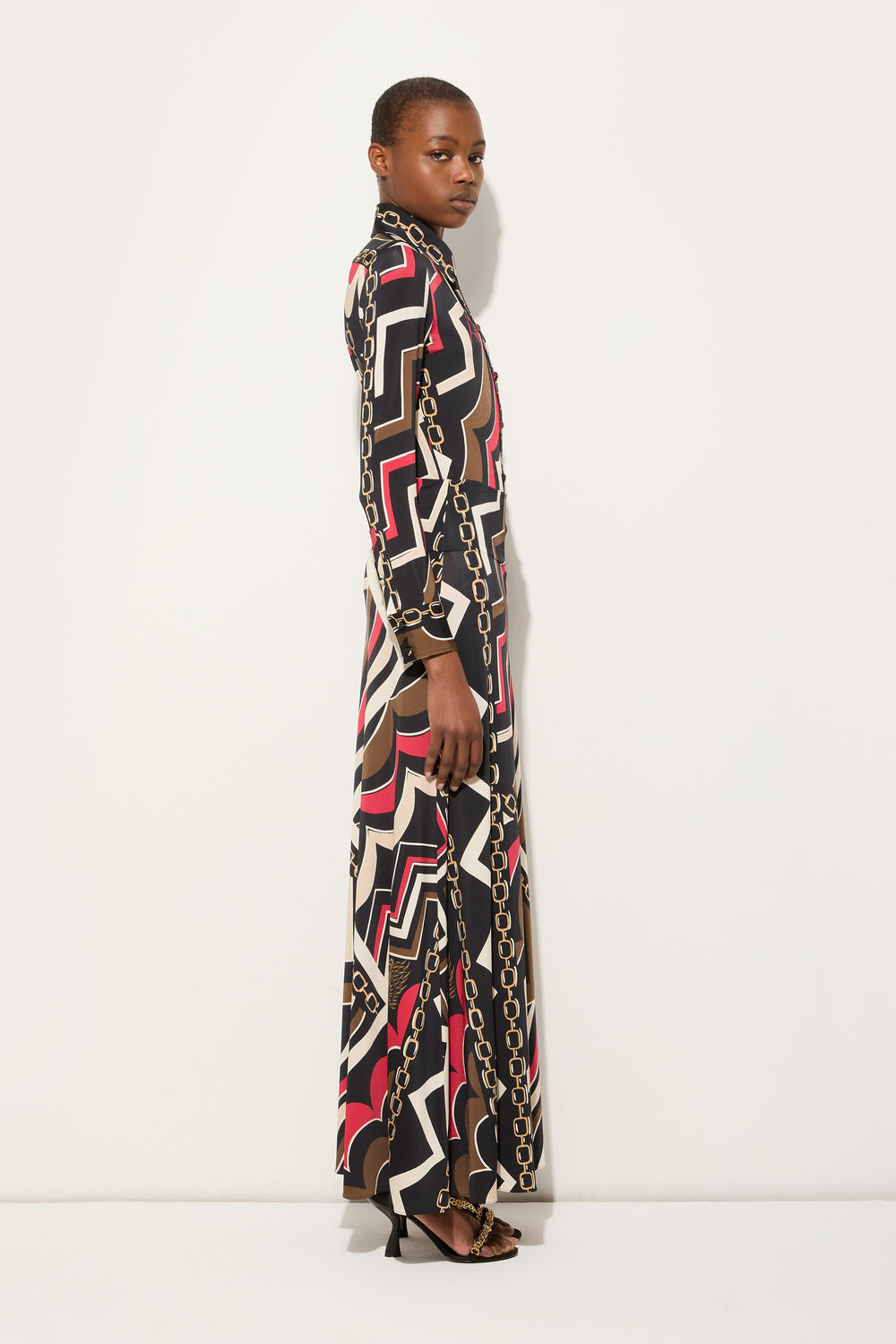 Istrice Print Long Skirt
 WOMAN Pucci