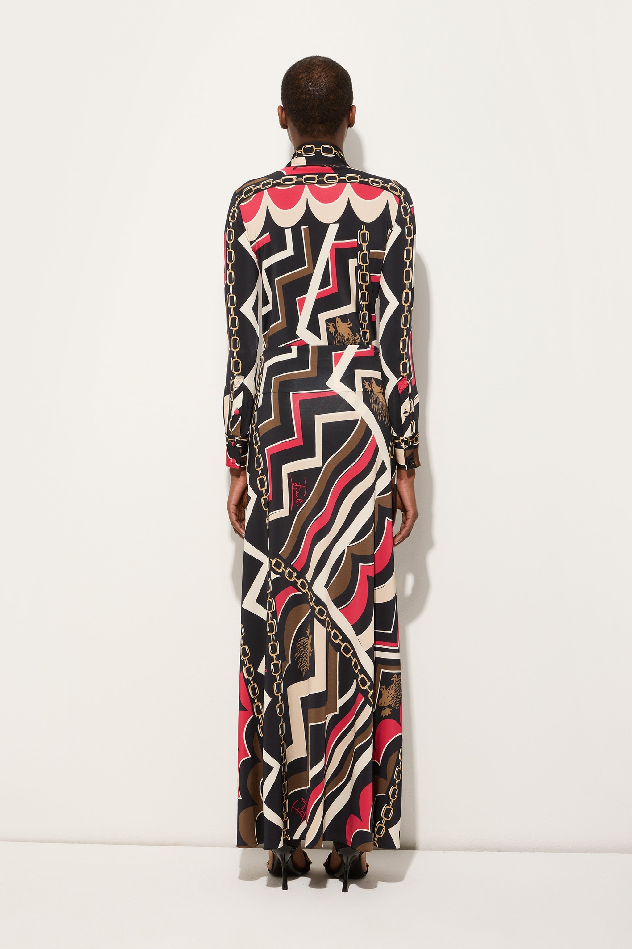 Istrice Print Long Skirt
 WOMAN Pucci