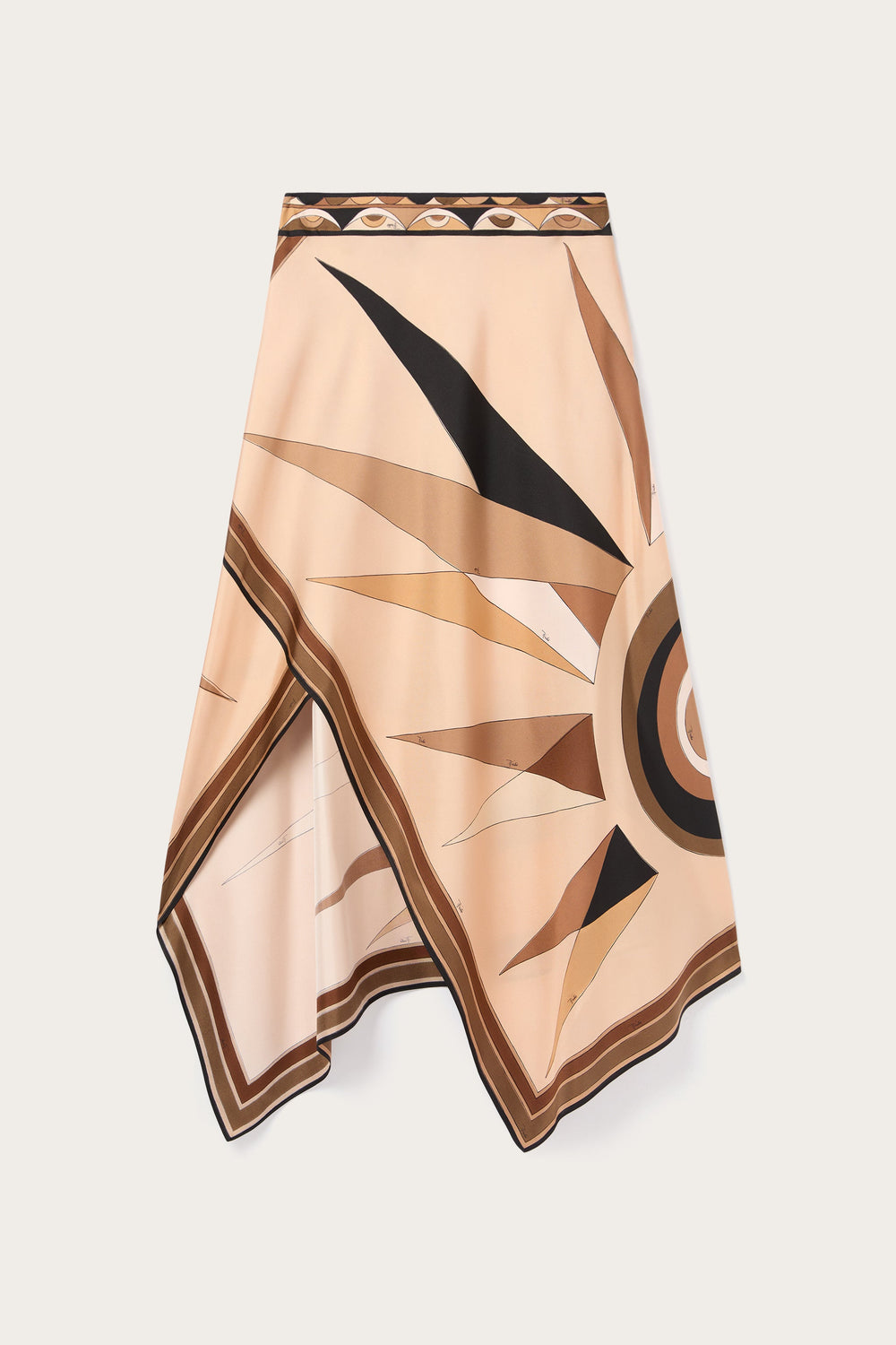 Hawaii Print Asymmetrical Skirt
 WOMAN Pucci