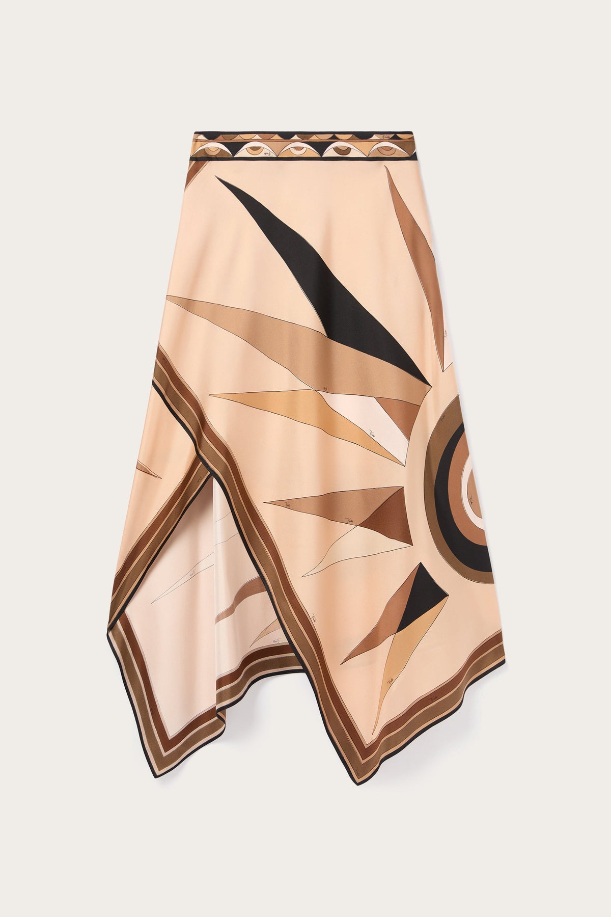 Hawaii Print Asymmetrical Skirt
 WOMAN Pucci