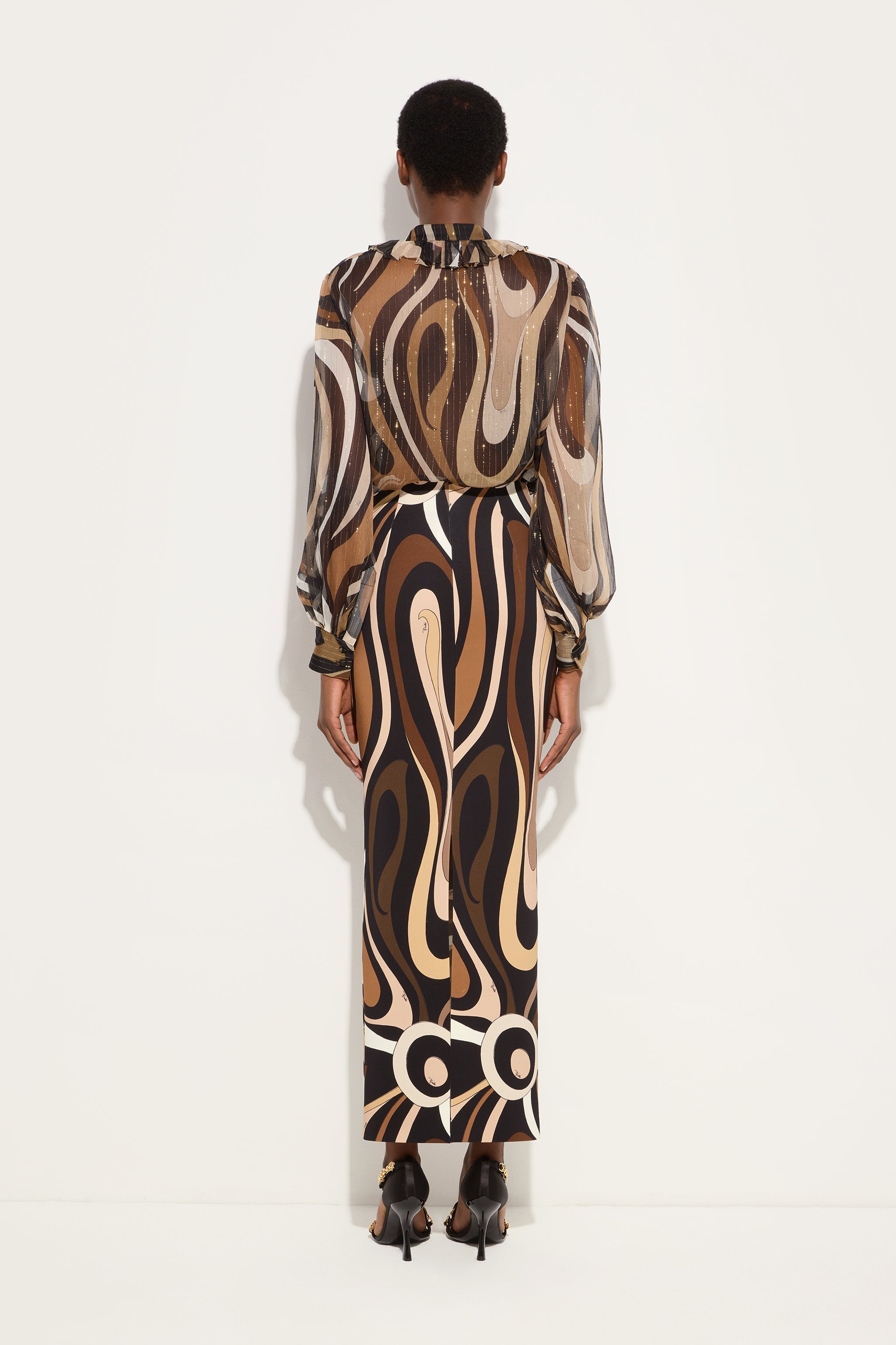 Marmo Print High Waist Skirt
 WOMAN Pucci