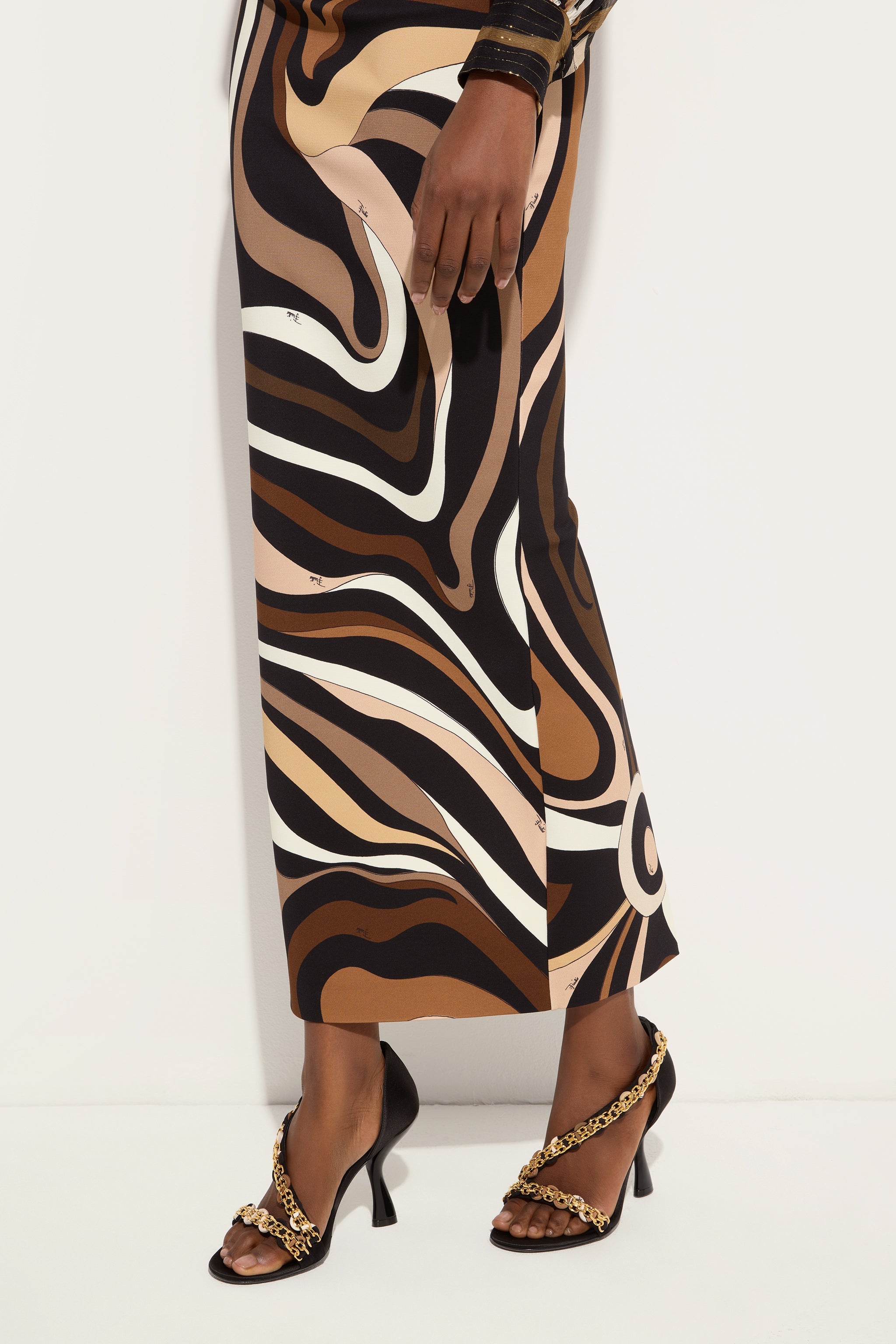 Marmo Print High Waist Skirt
 WOMAN Pucci